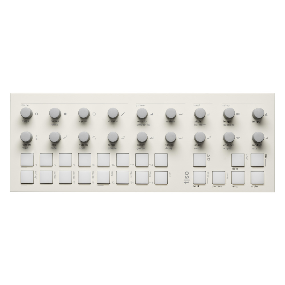 Torso Electronics T-1 Algorithmic Desktop Sequencer (White)