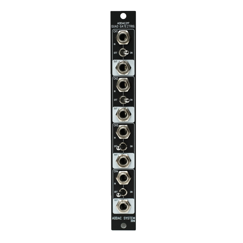 ADDAC 217 Eurorack Gate To Trigger Module