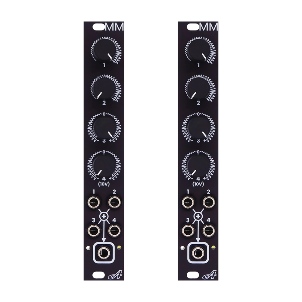 AtoVproject MMx2 Eurorack Matrix Mixer Utility Module (Black)