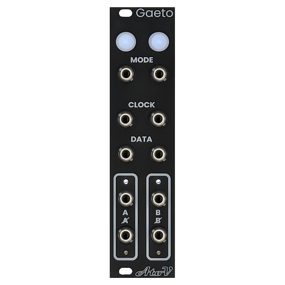 AtoVproject Gaeto Eurorack Clock Divider and Logic Module (Black)