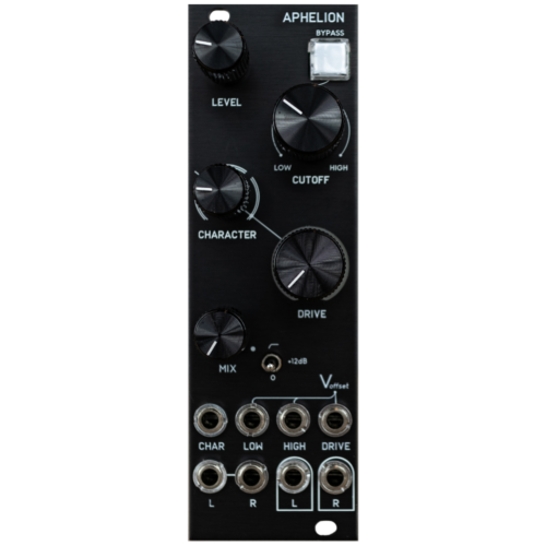 Cosmotronic Aphelion Eurorack Stereo Distortion, Filter and VCA Module (Black)