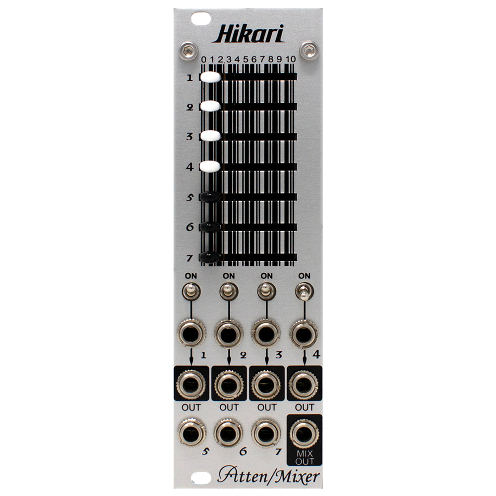 Hikari Instruments Atten/Mixer Eurorack Attenuator Mixer Module