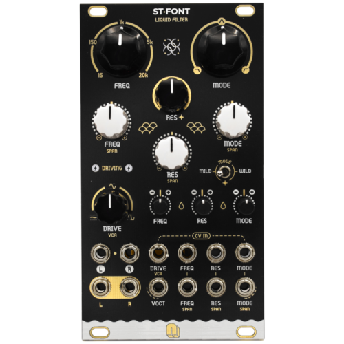 NANO Modules ST-FONT Eurorack Stereo Liquid Filter Module