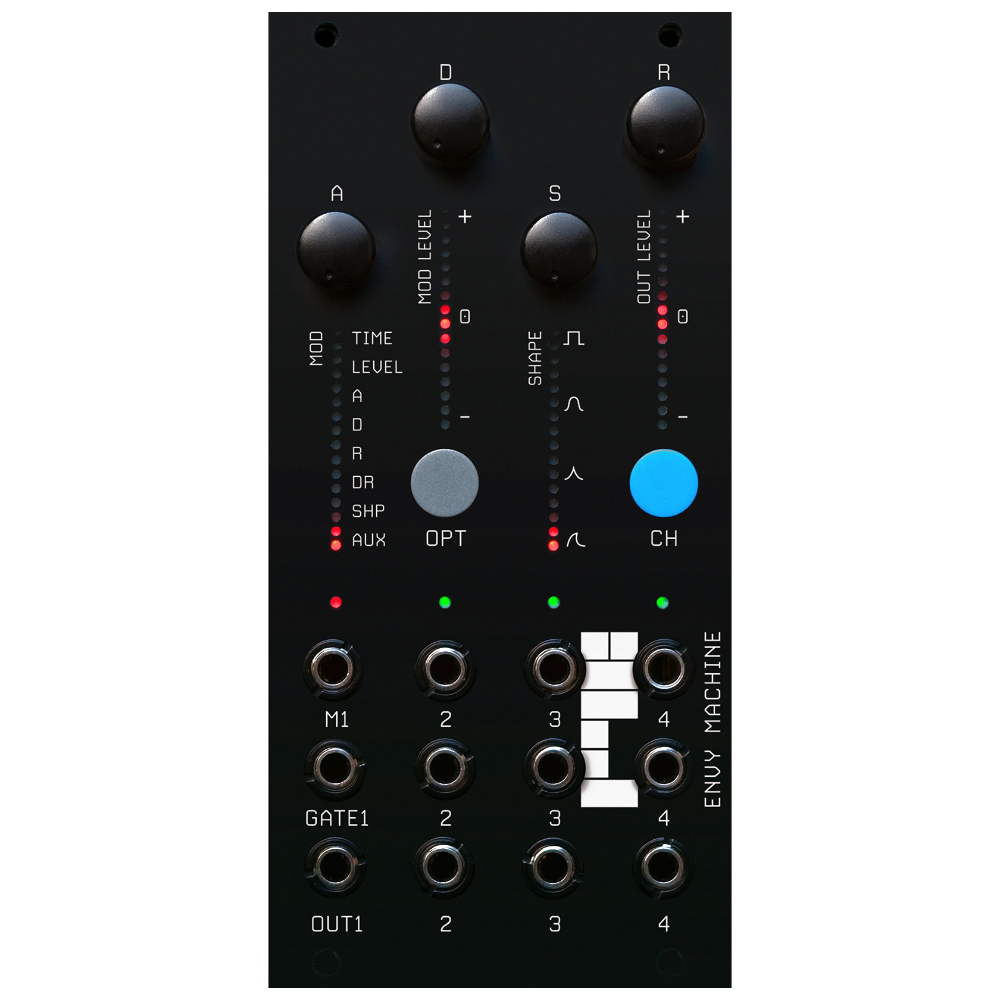RYK Modular Envy Machine Eurorack Quad Channel Envelope Modulation Module