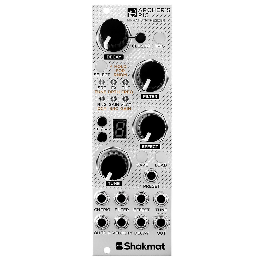 Shakmat Modular Archer’s Rig Eurorack Percussion Synthesiser Module