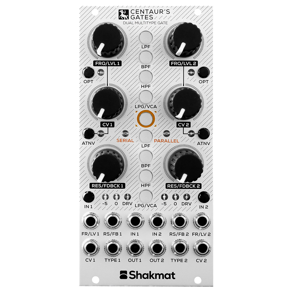 Shakmat Modular Centaur’s Gates Eurorack Multi Mode Filter VCA Module