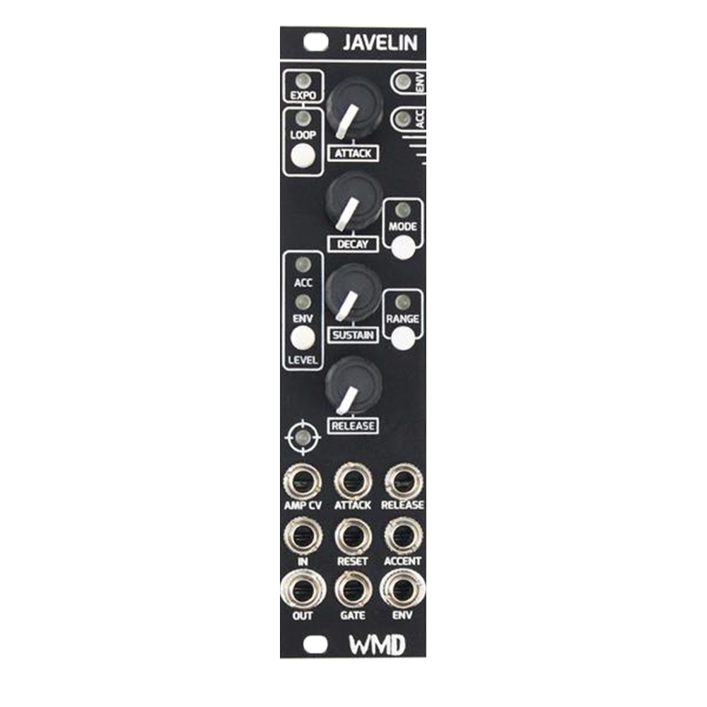 WMD Javelin Dynamic Eurorack EG/VCA Module (Black)